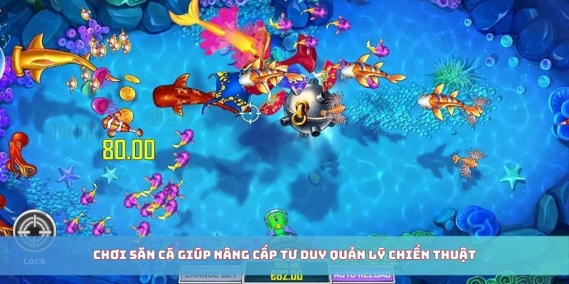 Chơi săn cá giúp nâng cấp tư duy quản lý chiến thuật