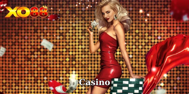 Sảnh casino đầy hấp dẫn với các dealer nóng bỏng